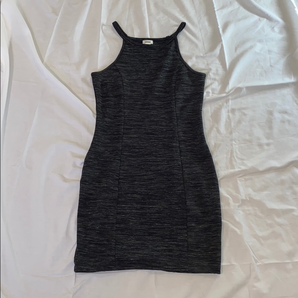 Garage Dark Gray Bodycon Dress